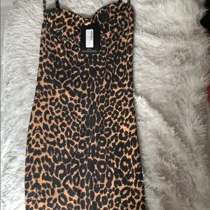 Leopard print dress